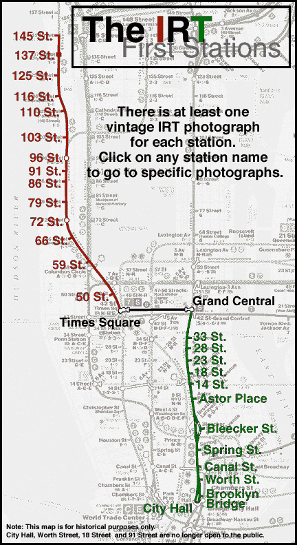 Map of the Original IRT
